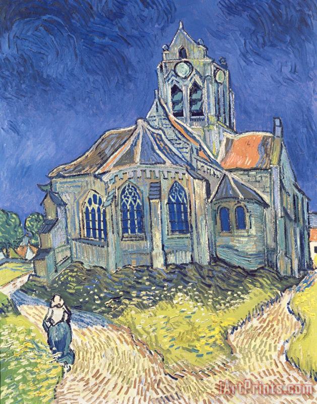 Vincent van Gogh The Church at Auvers sur Oise Art Painting