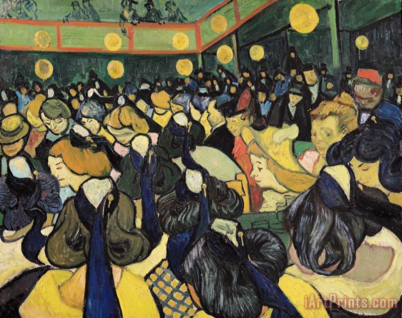 Vincent van Gogh The Dance Hall at Arles Art Painting