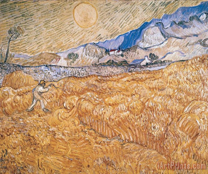 Vincent van Gogh The Harvester Art Painting