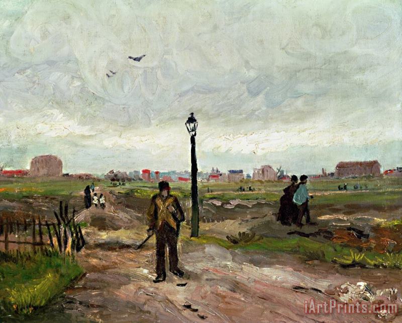 Vincent van Gogh The Outskirts Of Paris Art Print
