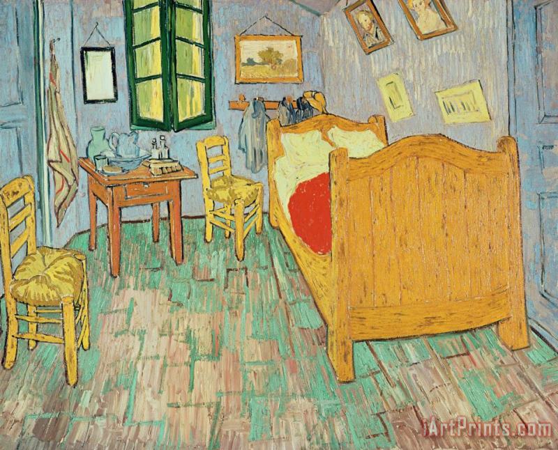 Vincent van Gogh Van Goghs Bedroom At Arles Art Print