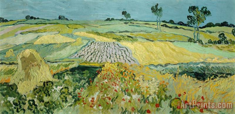 Vincent van Gogh Wheatfields Near Auvers-sur-oise Art Print