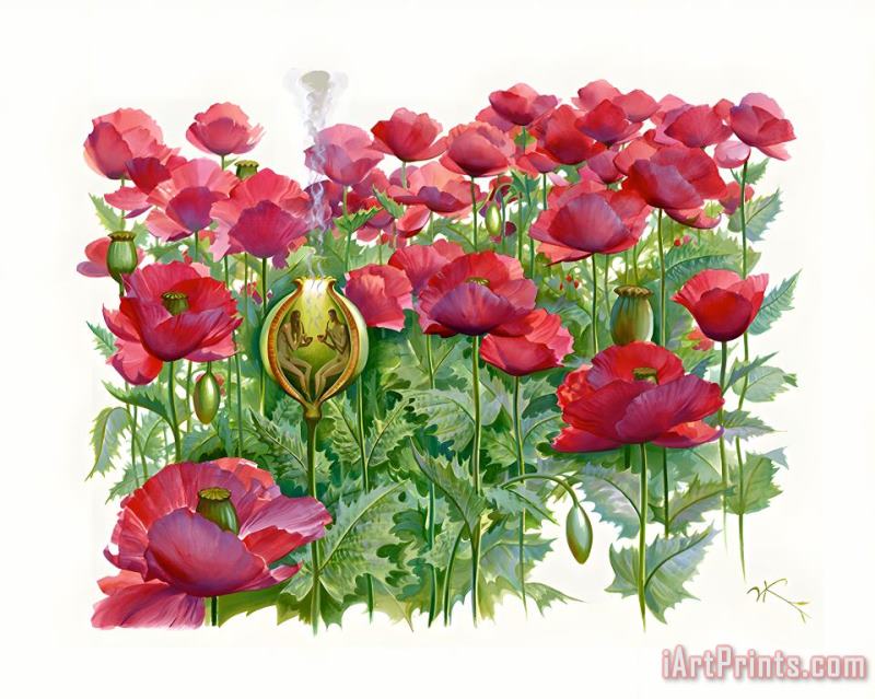 Vladimir Kush Opium Lovers Art Print