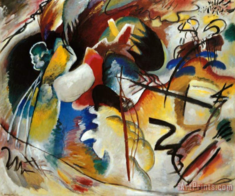 Wassily Kandinsky Bild Mit Weiber Form Art Painting