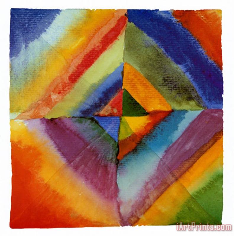 Wassily Kandinsky Color Studies Art Painting