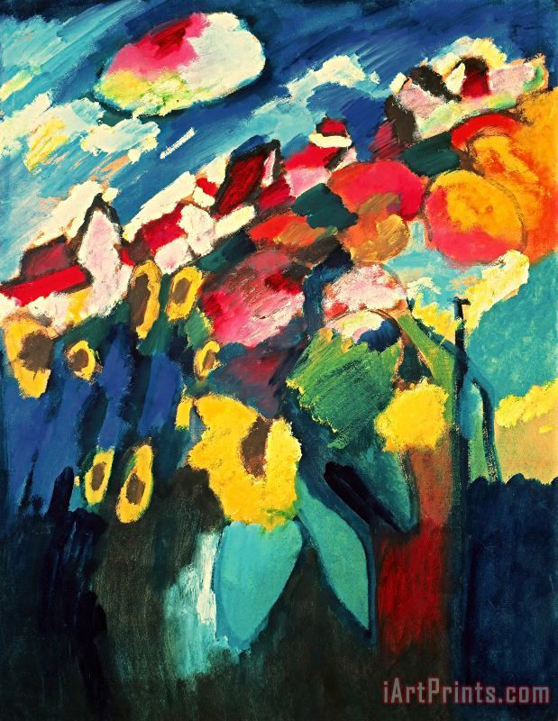 Wassily Kandinsky Murnau Garden II 1910 Art Print