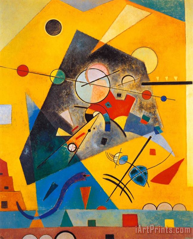 Wassily Kandinsky Quiet Harmony Art Painting