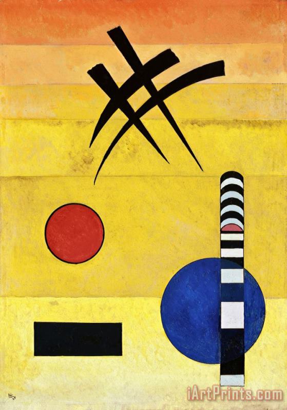 Wassily Kandinsky Sign Art Print
