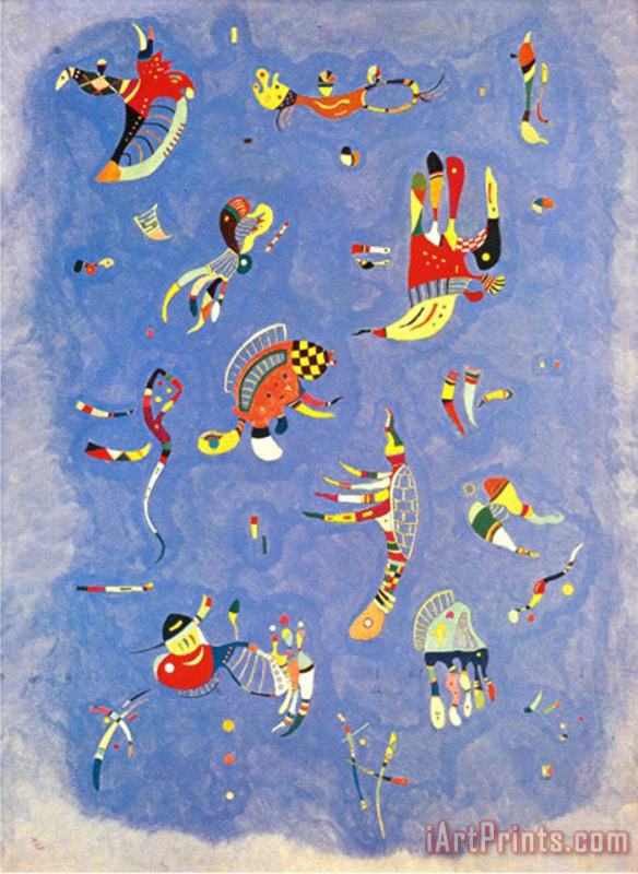 Wassily Kandinsky Sky Blue C 1940 Art Print