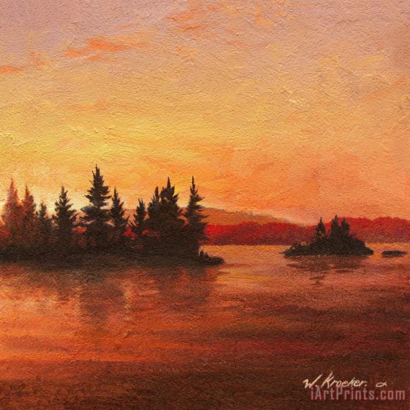 Lake of The Woods 2 painting - Wendy Kroeker Lake of The Woods 2 Art Print