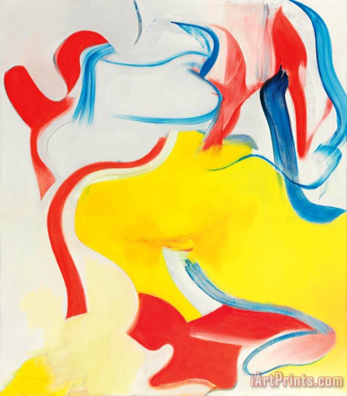 Untitled V, 1983 painting - Willem De Kooning Untitled V, 1983 Art Print
