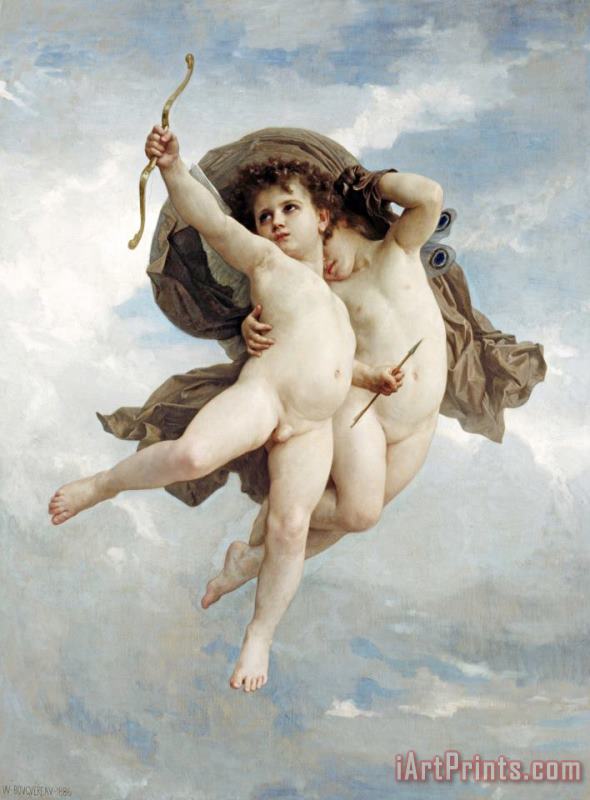 William Adolphe Bouguereau L'amour Vainqueur Art Painting