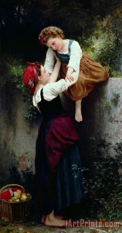 William Adolphe Bouguereau Little Thieves Art Painting