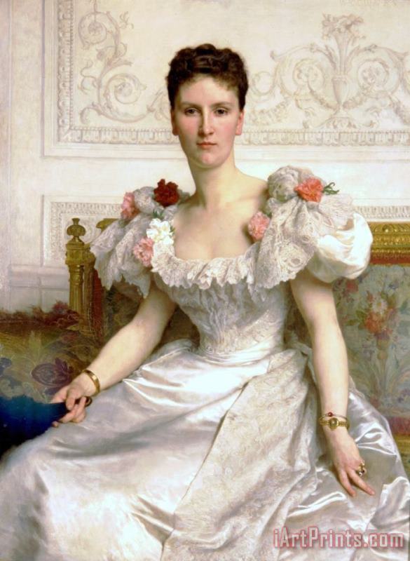 William Adolphe Bouguereau Madam The Countess of Cambaceres Art Painting