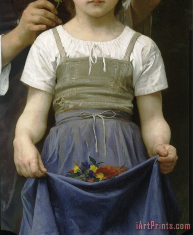 William Adolphe Bouguereau The Jewel of The Fields Art Painting