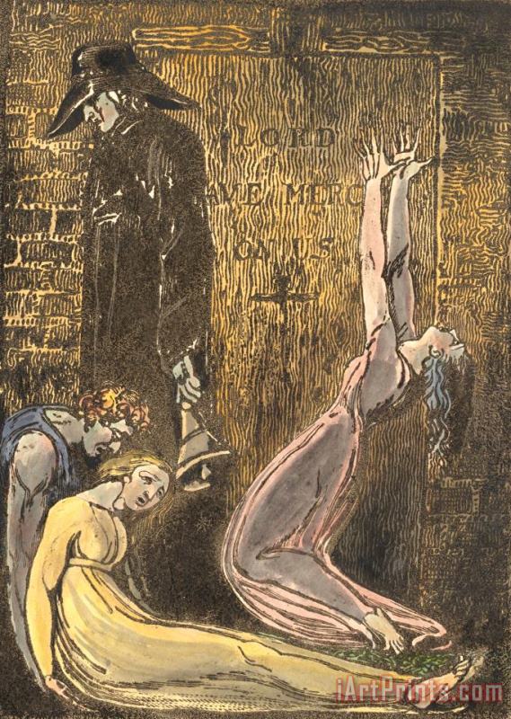 William Blake Europe. a Prophecy, Plate 13 (bentley 10) Art Print