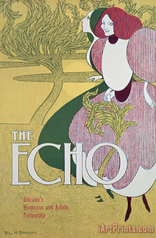 William Bradley Front cover of The Echo Art Print