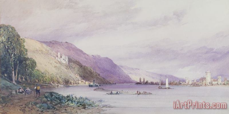 William Callow On the Rhine Art Print