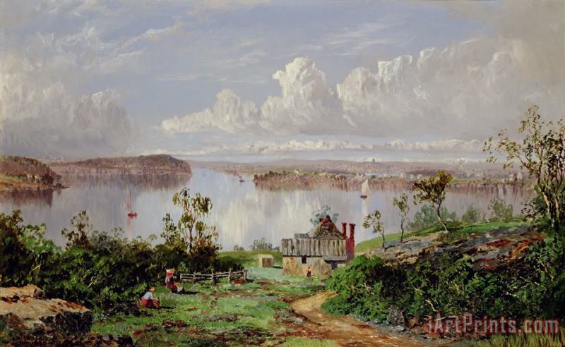 William Charles Piguenit View From Onions Port Sydney Art Painting