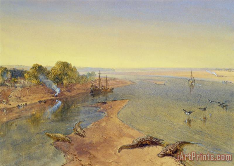 William Crimea Simpson The Ganges Art Painting