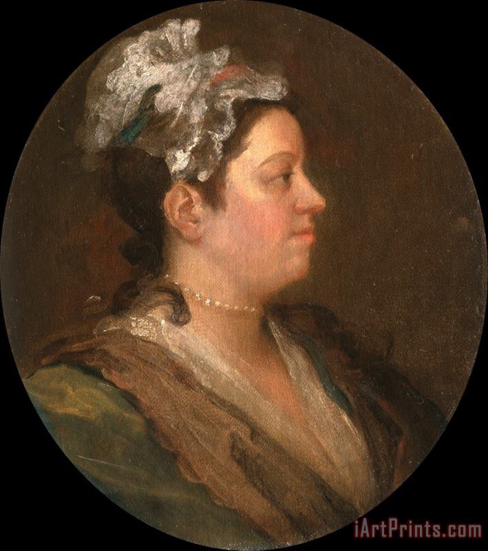 Mary Hogarth painting - William Hogarth Mary Hogarth Art Print