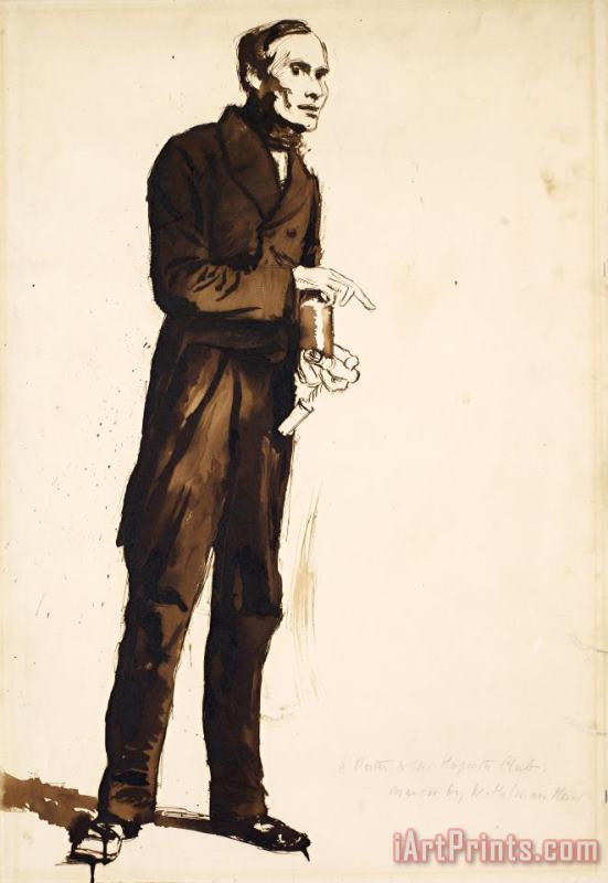 William Holman Hunt A Porter to The Hogarth Club Art Print