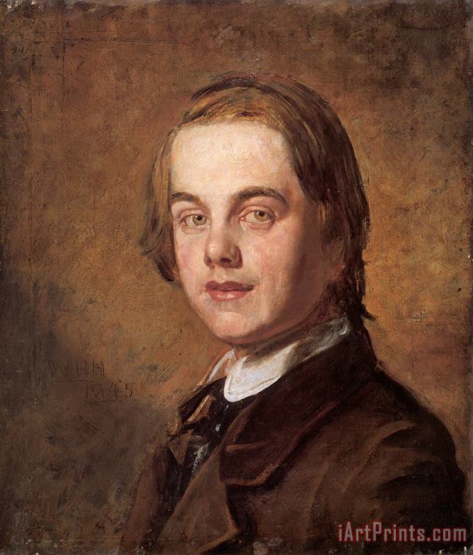 William Holman Hunt Selfportrait Art Painting