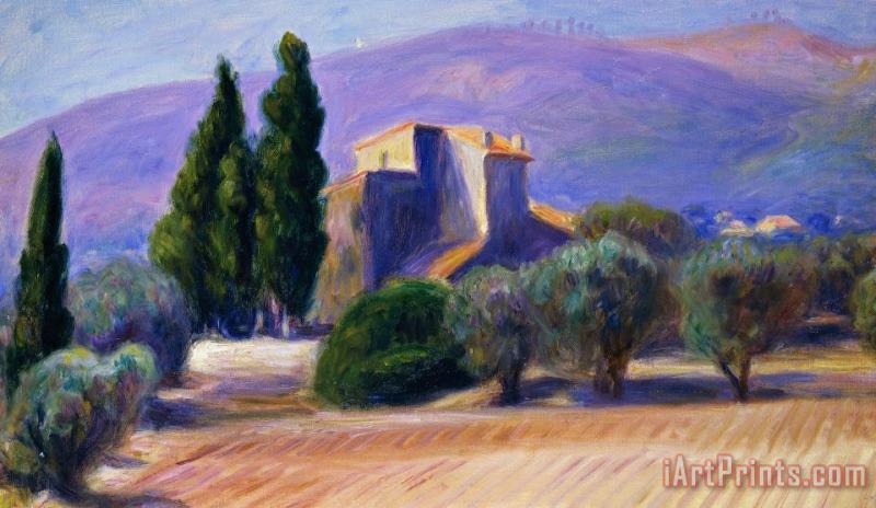 William James Glackens Farm House In Provence Art Print