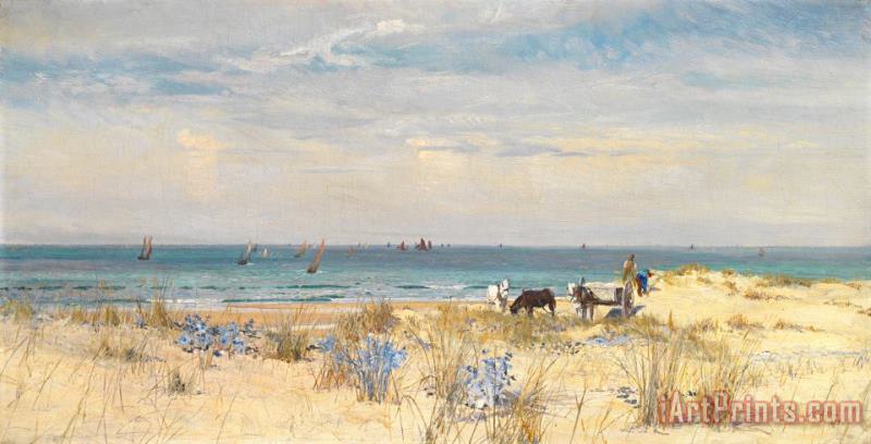 William Lionel Wyllie Harvesting the Land and the Sea Art Painting