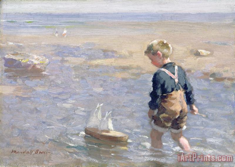 William Marshall Brown The Toy Boat Art Painting