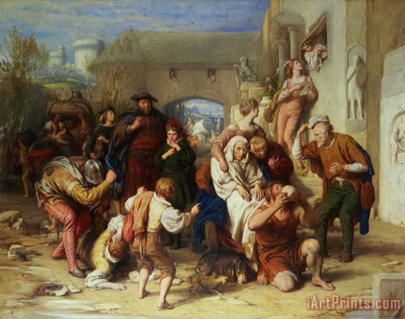 The Seven Ages of Man painting - William Mulready The Seven Ages of Man Art Print