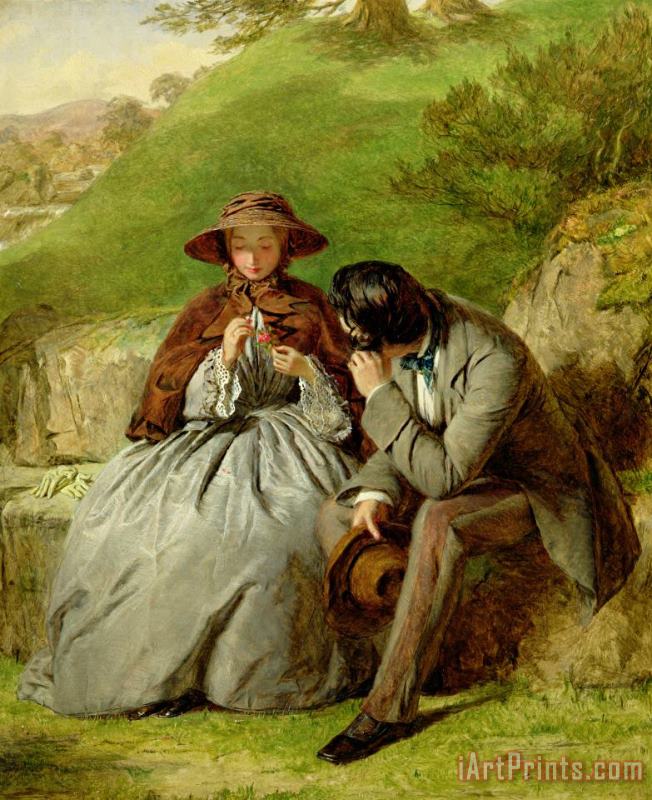 William Powell Frith Lovers Art Print