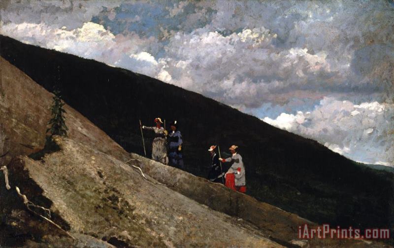 Winslow Homer In The Mountains Art Print