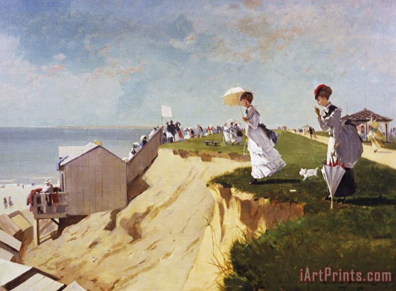 Long Branch, New Jersey painting - Winslow Homer Long Branch, New Jersey Art Print