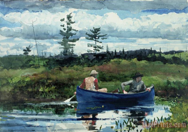 Winslow Homer The Blue Boat Art Print