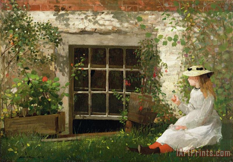 Winslow Homer The Four Leaf Clover Art Painting