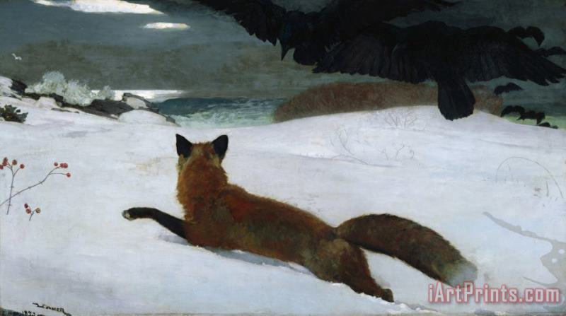 Winslow Homer The Fox Hunt Art Painting
