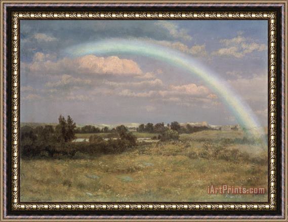 Albert Bierstadt After the Storm Framed Painting