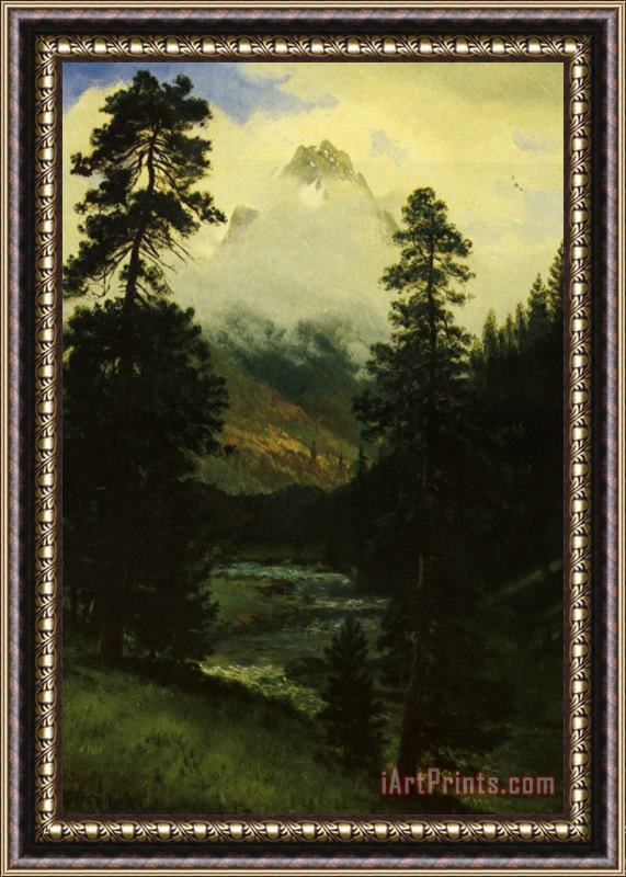 Albert Bierstadt Landers Peak Framed Print