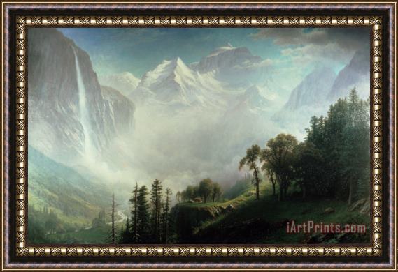 Albert Bierstadt Majesty of the Mountains Framed Painting