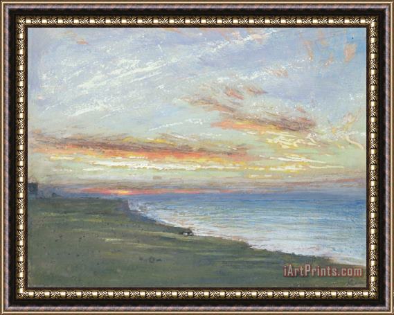 Albert Goodwin Norfolk Coast Framed Painting