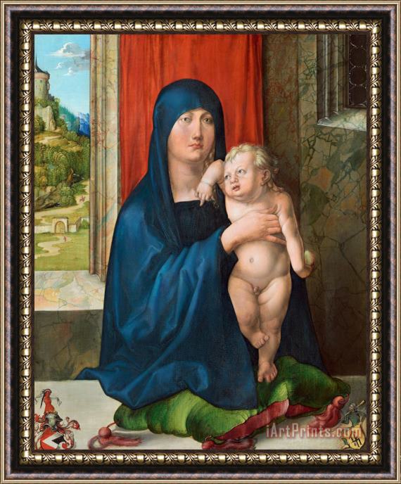 Albrecht Durer Madonna And Child (obverse) Framed Print