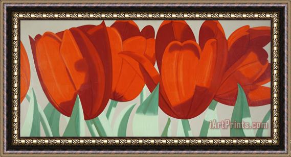 Alex Katz Red Tulips, 1967 Framed Print