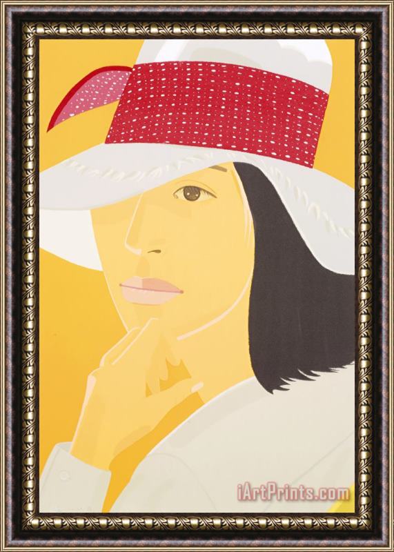 Alex Katz The Red Band (maravell 116) Framed Painting