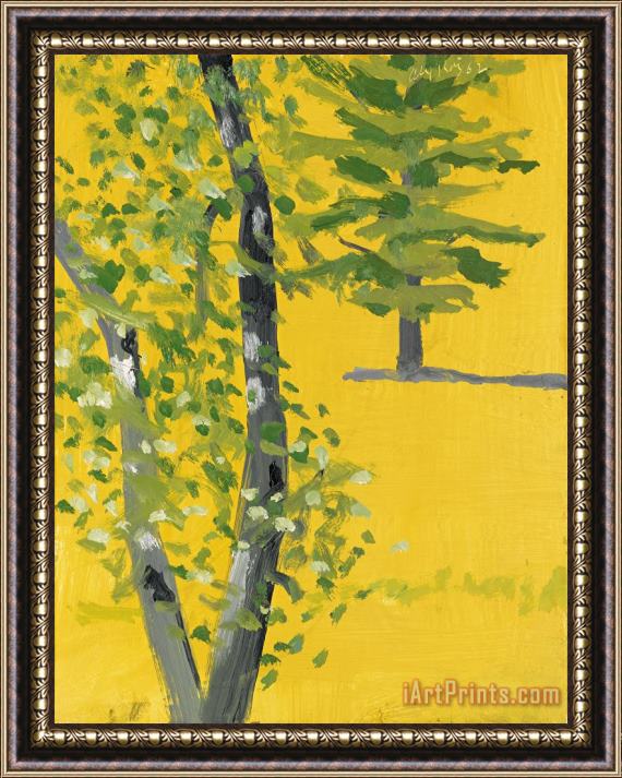 Alex Katz Trees, 1962 Framed Painting
