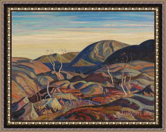 Alexander Young Jackson Precambrian Hills Framed Painting