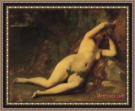 Alexandre Cabanel Eve After The Fall Framed Painting