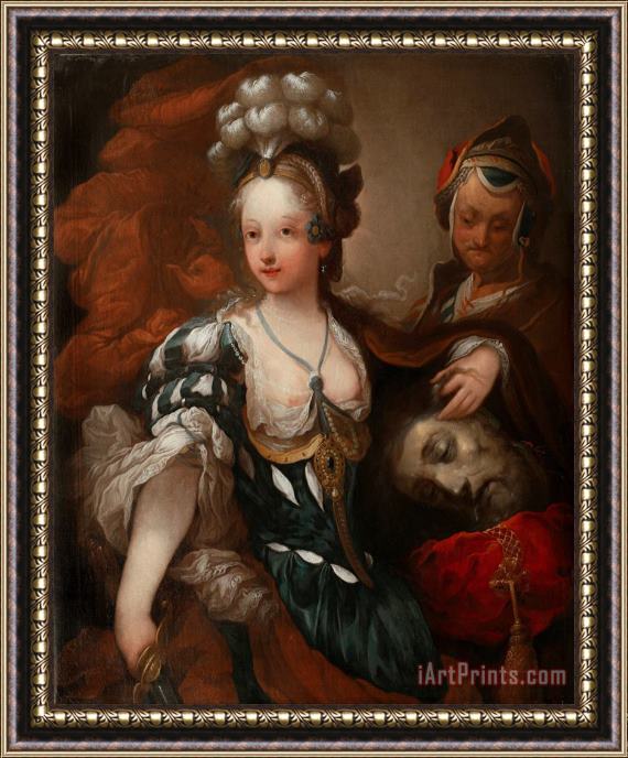 Alexis Grimou Judith with The Head of Holofernes Framed Print