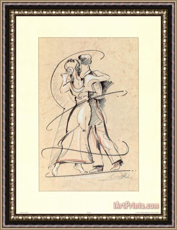 alfred gockel Tango I Framed Print