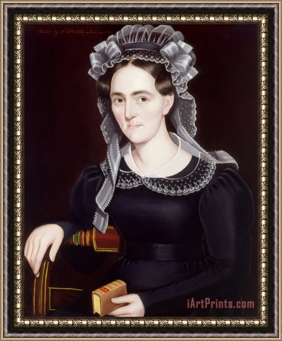 Ammi Phillips Portrait of Abigail Penoyer Reynolds Framed Print